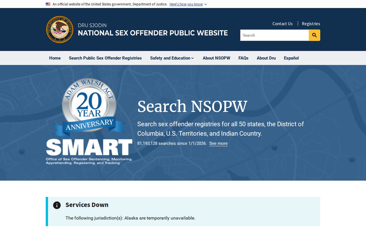 Colquitt County sex offender lookup national registry search